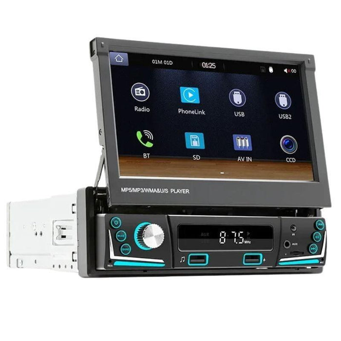 Autorradio 1 Din Swm 9606c-S Bluetooth/Mirrorlink/Carplay/Usb Negro