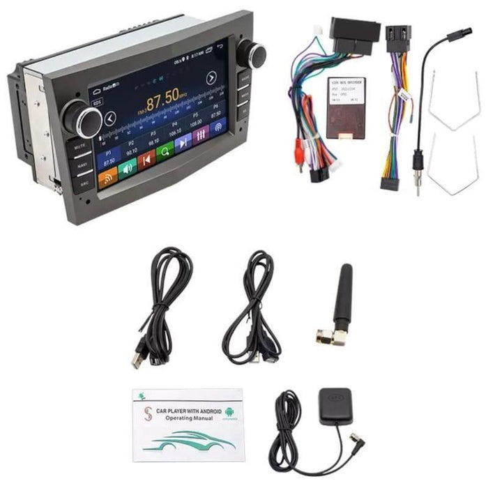 Autorradio 2 Din S-Ob7a 1gb/32gb Opel Carplay Android Auto Negro