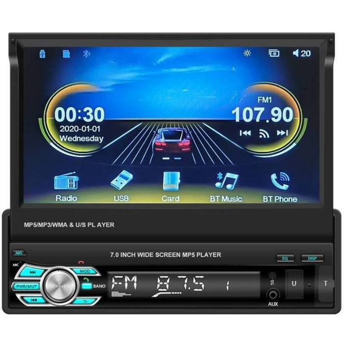Podofo A3503 7 Pulgadas Carplay Y Android Auto - Autorradio Din 1