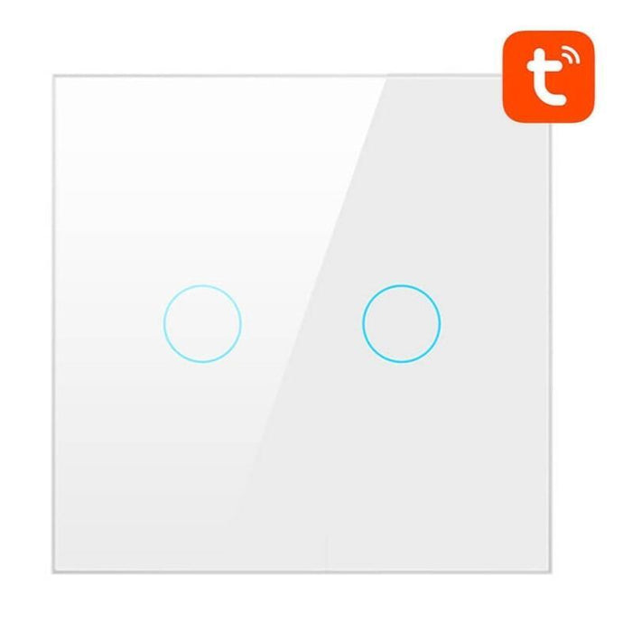 Avatto Ts02-Eu-W2 2 Botones Wifi Blanco - Interruptor Táctil Inteligente