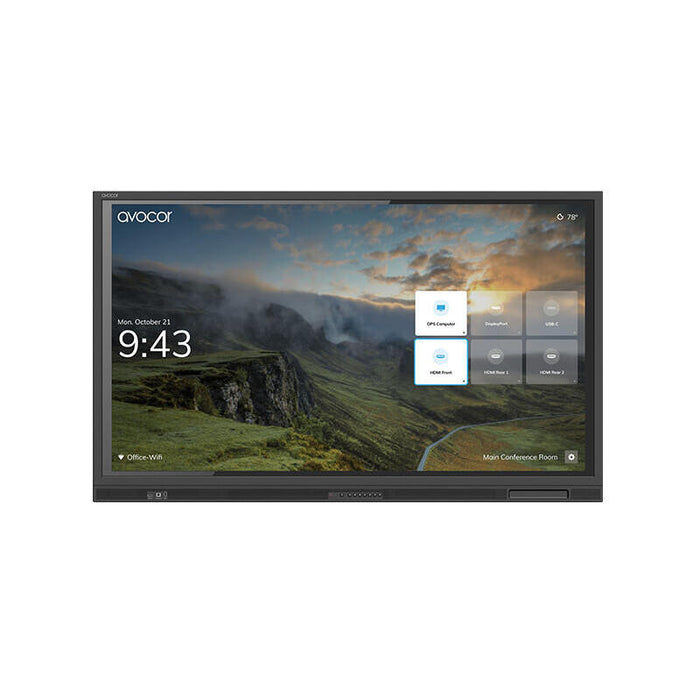 Avocor E Serie Ave-8640 217cm 86'' 3840x2160 Dp Hdmi Usb Touch