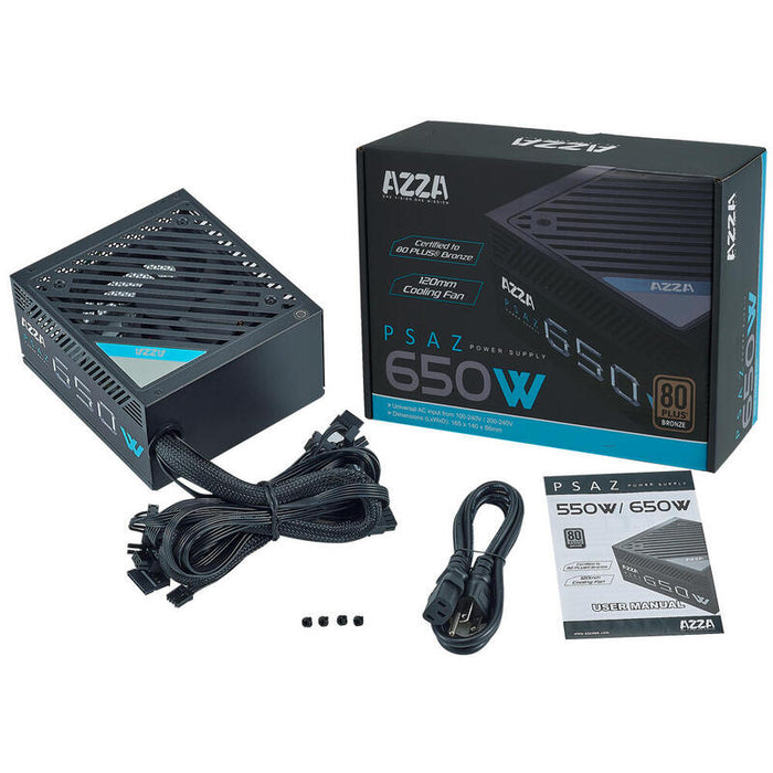 Azza Psaz-650b 650w Netzteil 80+ Bronze Eu