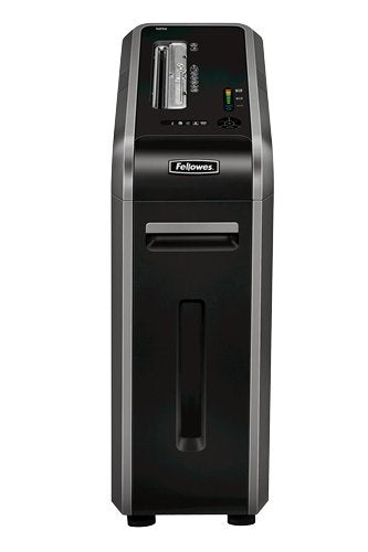 EAN 0043859628100 - Fellowes 125i triturador de papel Corte en tiras 23 cm Negro imagen 3