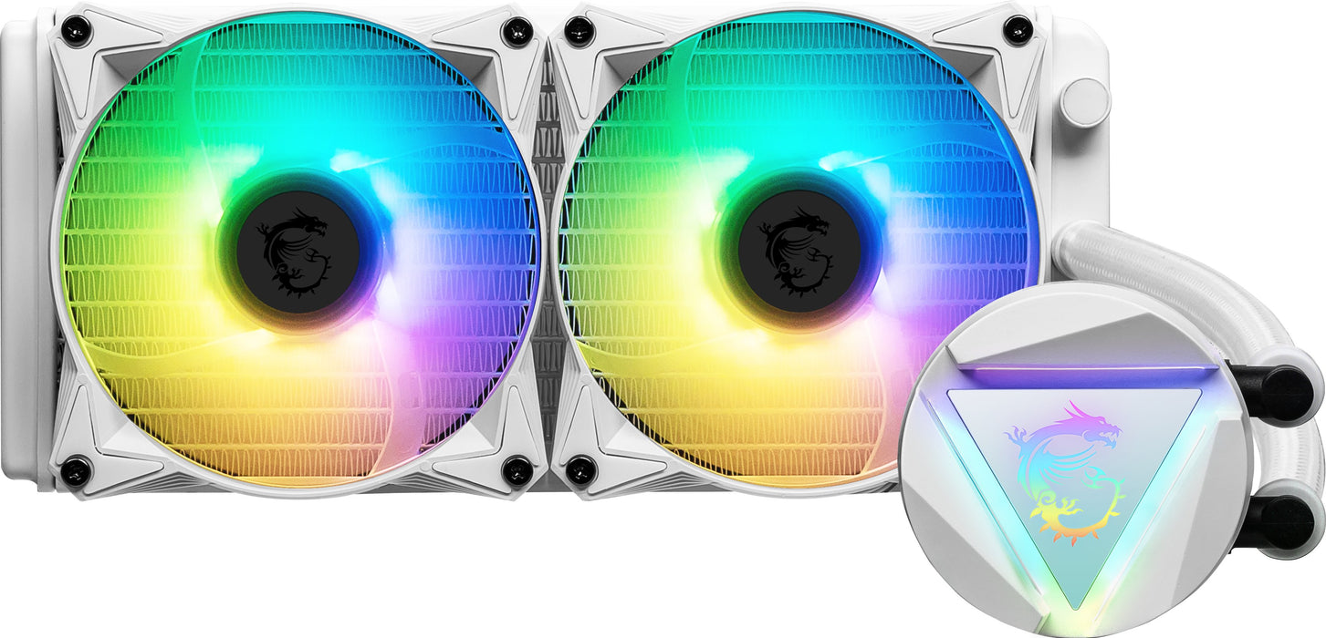 EAN 4719072901004 - MSI MAG CORELIQUID 240R V2 Carcasa del ordenador Enfriador 2,5 cm Blanco 1 pieza(s) imagen 1