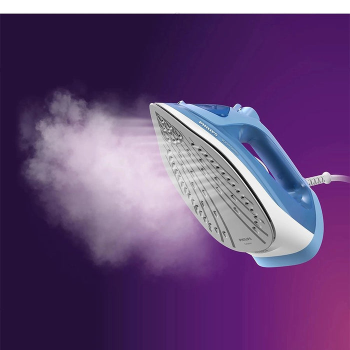 EAN 8720389003042 - Philips 3000 series DST3020/20 plancha Plancha a vapor Suela de cerámica 2200 W Azul imagen 5