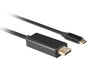 EAN 5901969436792 - Lanberg CA-CMDP-10CU-0005-BK adaptador de cable de vídeo 0,5 m USB Tipo C DisplayPort Negro imagen 3