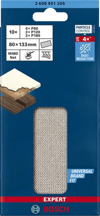 EAN 4059952568614 - Bosch M480 Pintura, Madera Hoja lijadora imagen 2