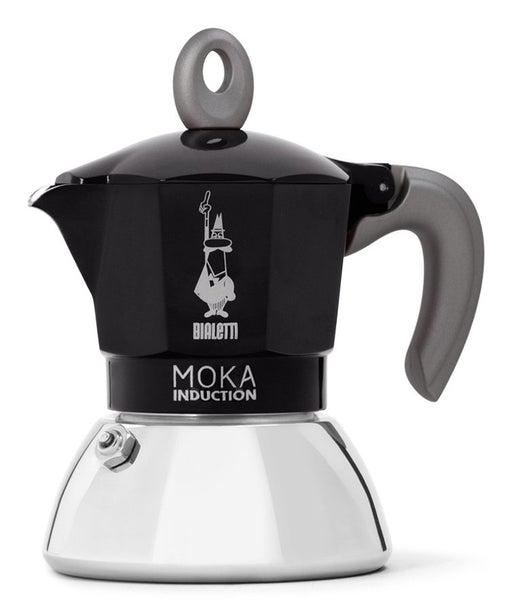 EAN 8006363029100 - Bialetti Moka Induction Cafetera italiana 0,4 L Negro, Plata imagen 1