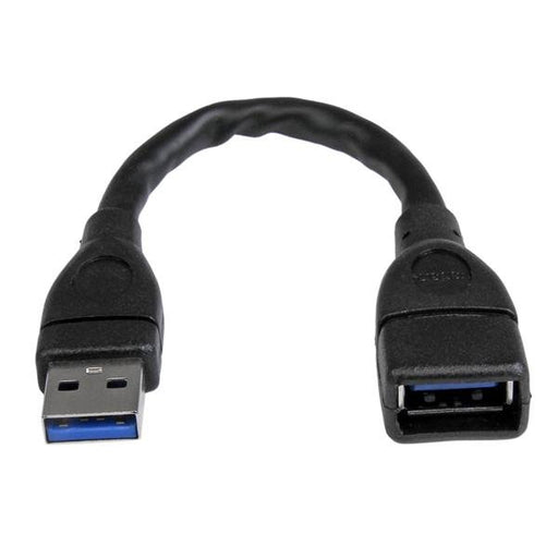 EAN 0065030855570 - StarTech.com USB3EXT6INBK cable USB USB 3.2 Gen 1 (3.1 Gen 1) 0,152 m USB A imagen 1
