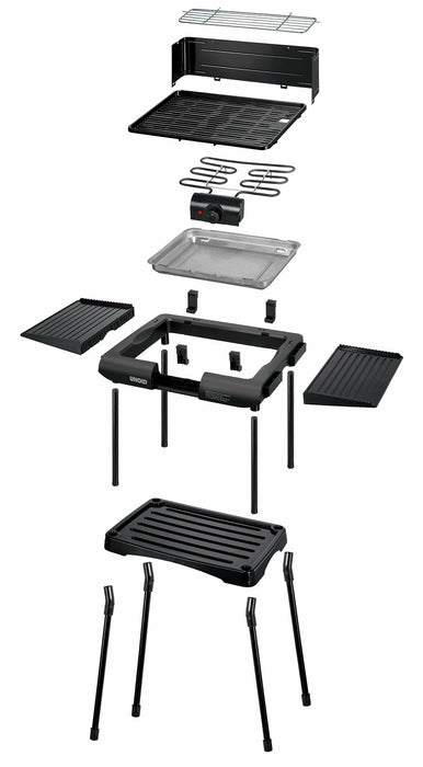 EAN 4011689585654 - Unold 58565 barbacoa y parrilla al aire libre Isla de cocina Eléctrico Negro 1600 W imagen 3