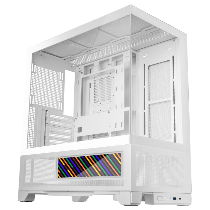 EAN 8435693112563 - Mars Gaming MCLCDXW carcasa de ordenador Midi Tower Blanco imagen 9