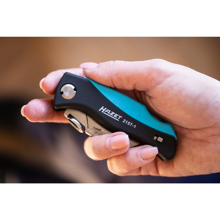 EAN 4000896147236 - HAZET 2157-1 navaja de bolsillo Negro, Azul imagen 12