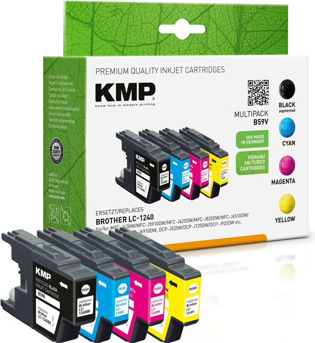 EAN 4011324370829 - KMP 1524,4805 cartucho de tinta 4 pieza(s) Compatible Negro, Cian, Magenta, Amarillo imagen 1