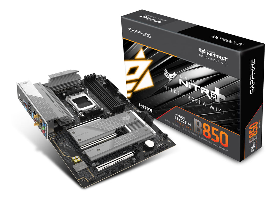 EAN 4895106296930 - Sapphire NITRO+ B850A WIFI 7 AMD B850 Zócalo AM5 micro ATX imagen 6