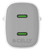 EAN 8021735212232 - Celly UPTC2USBC45WWH cargador de dispositivo móvil Universal Blanco Corriente alterna Carga rápida Interi imagen 3