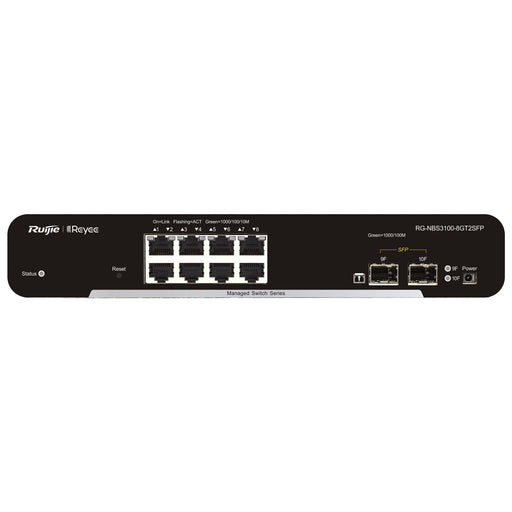 EAN 6971693270909 - Ruijie Networks RG-NBS3100-8GT2SFP switch Gestionado L2 Gigabit Ethernet (10/100/1000) Negro imagen 1