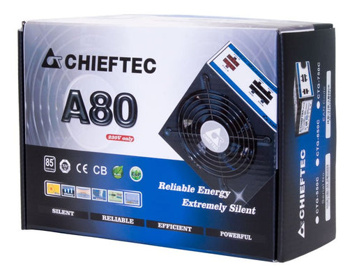 EAN 4710713239364 - Chieftec CTG-550C unidad de fuente de alimentación 550 W 20+4 pin ATX ATX Negro imagen 2