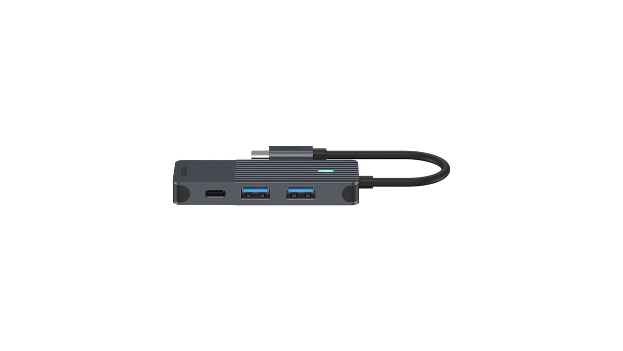 EAN 6940056114181 - Rapoo UCH-4003 hub de interfaz USB 3.2 Gen 1 (3.1 Gen 1) Type-C 5000 Mbit/s Antracita imagen 3