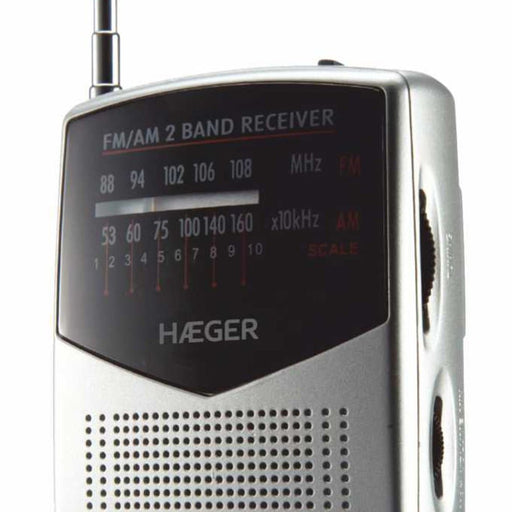 EAN 5608475012396 - Haeger PR-BIB.006A radio Portátil Analógica Negro, Plata imagen 2