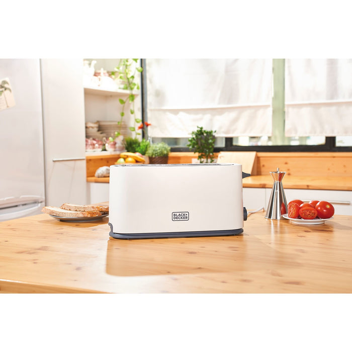EAN 8432406600058 - Black & Decker BXTO1001E tostadora 7 1 rebanada(s) 1000 W Blanco imagen 6