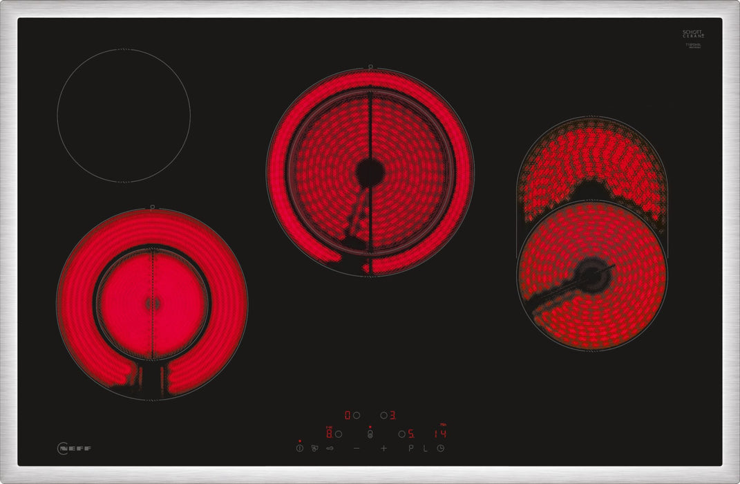 EAN 4242004273929 - Neff T18SDH9L0 hobs Negro Integrado 80 cm Cerámico 4 zona(s) imagen 1