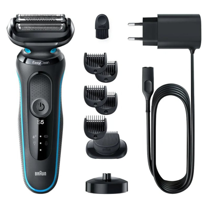 EAN 4210201432845 - Braun Series 5 51-M4500cs Máquina de afeitar de láminas Negro, Azul imagen 6