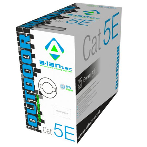 EAN 5901738551305 - A-LAN KIU5OUTZ305 cable de red Gris 305 m Cat5e U/UTP (UTP) imagen 1