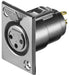 EAN 4040849119736 - Goobay XLR 187-3 G XLR FM 3 pin Acero inoxidable imagen 1