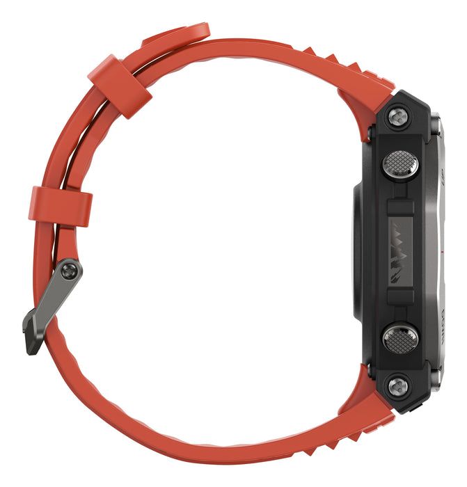 EAN 6970100374933 - Amazfit T-Rex 3 Lava 3,81 cm (1.5") AMOLED 48.5 mm Digital 480 x 480 Pixeles Pantalla táctil Negro, Acero imagen 5