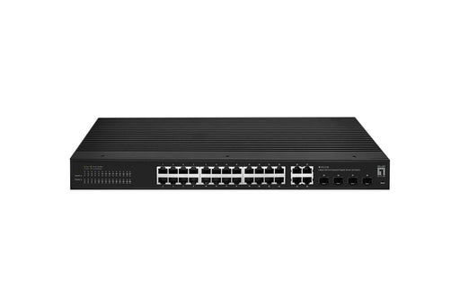 EAN 4015867236222 - LevelOne IGS-2128 switch Gestionado L2 Gigabit Ethernet (10/100/1000) Negro imagen 1