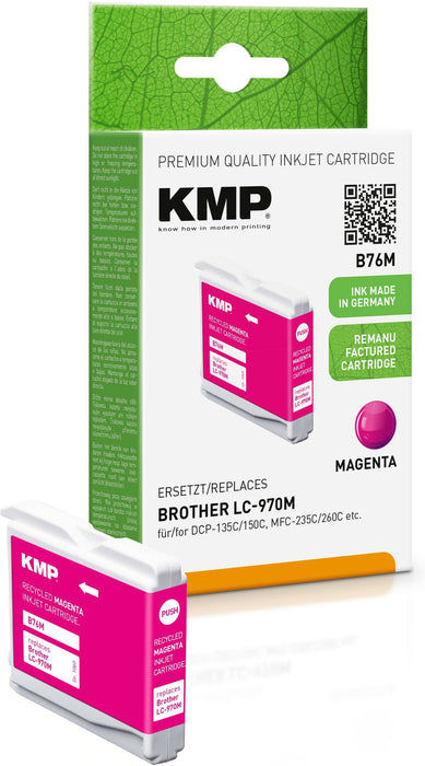 EAN 4011324370553 - KMP B76M cartucho de tinta 1 pieza(s) Compatible Magenta imagen 1