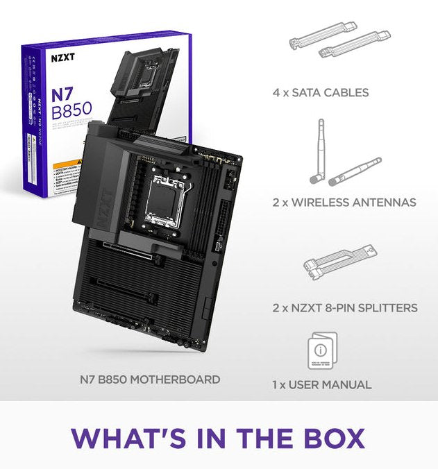 EAN 5056547207285 - NZXT N7 B850 AMD B850 Zócalo AM5 ATX imagen 3