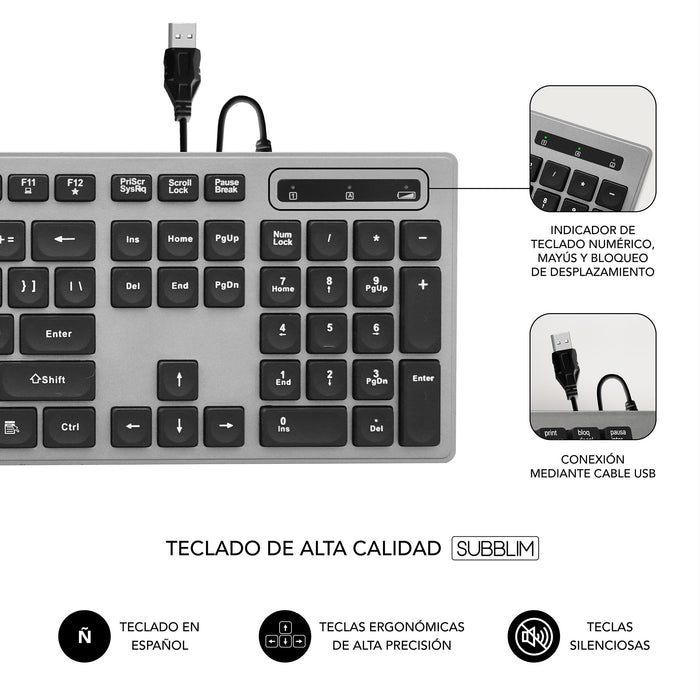 EAN 8436586741891 - SUBBLIM SUBKBC-0EKE10 teclado imagen 4
