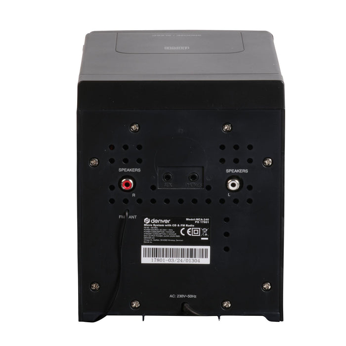 EAN 5706751074479 - Denver MCA-240 Microcadena de música para uso doméstico 40 W Negro imagen 6