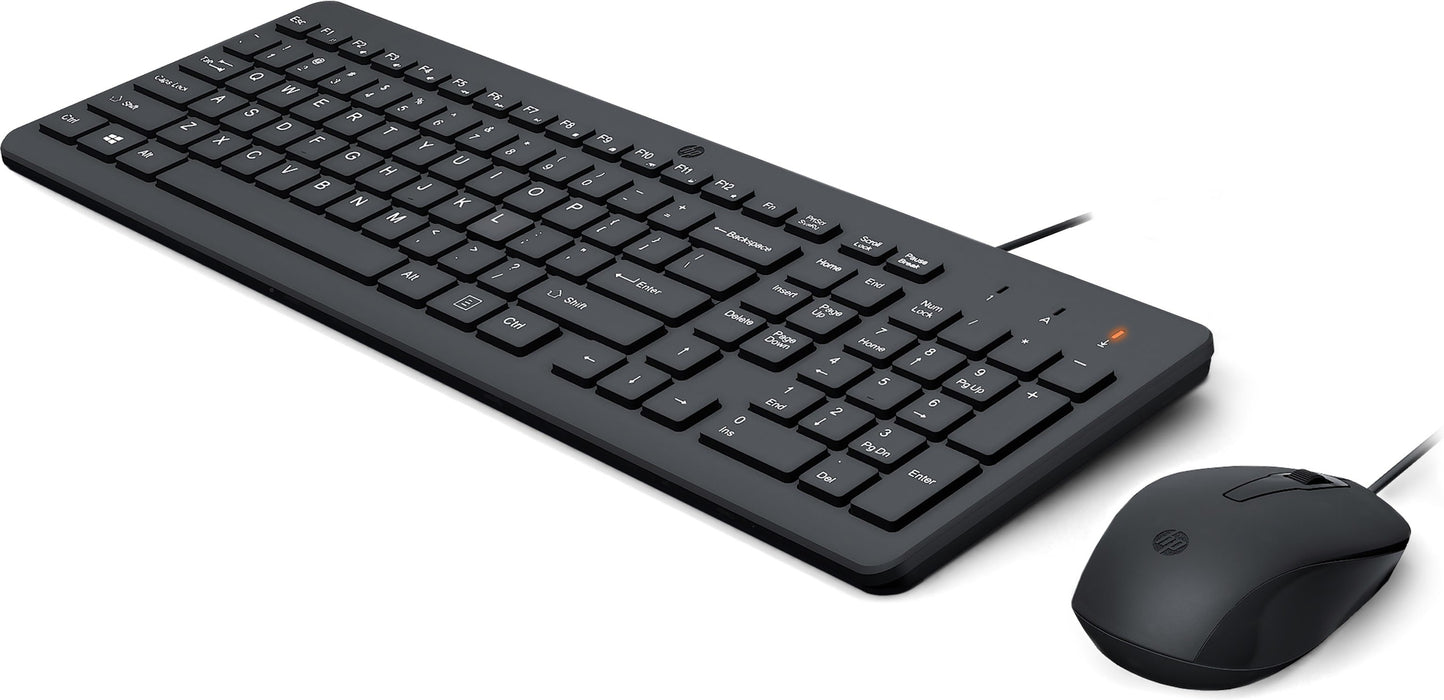 EAN 0195122875527 - HP 150 Wired Mouse and Keyboard Combination teclado Ratón incluido USB Negro imagen 8