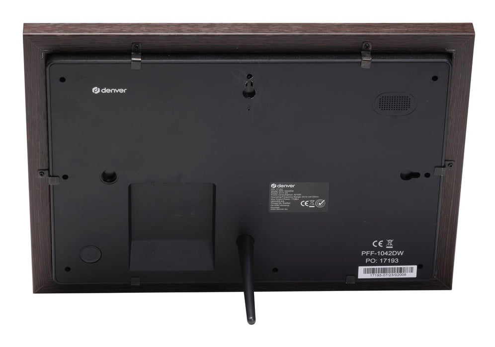 EAN 5706751070310 - Denver PFF-1042DWMK2 marco fotográfico digital Madera 25,6 cm (10.1") Pantalla táctil Wifi imagen 8