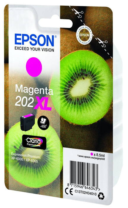 EAN 8715946646343 - Epson Kiwi 202XL cartucho de tinta 1 pieza(s) Original Alto rendimiento (XL) imagen 3