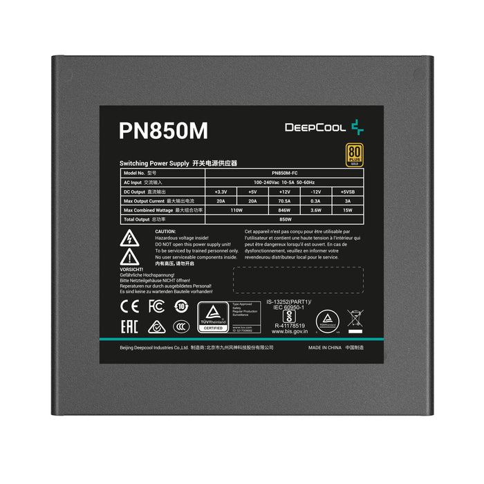 EAN 6933412719564 - DeepCool PN850M unidad de fuente de alimentación 850 W 20+4 pin ATX ATX Negro imagen 3