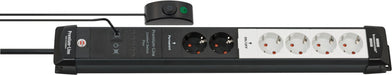EAN 4007123679119 - Brennenstuhl 1951560103 base múltiple 3 m 6 salidas AC Interior Negro, Gris claro imagen 2