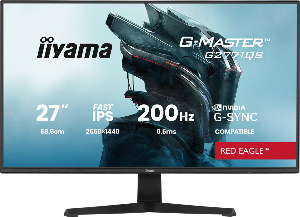 EAN 4948570126576 - iiyama G-MASTER G2771QS-B1 pantalla para PC 68,6 cm (27") 2560 x 1440 Pixeles Wide Quad HD Negro imagen 1
