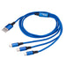 EAN 5901720136053 - Akyga AK-USB-27 cable USB 1,2 m USB A USB C/Lightning Azul imagen 1
