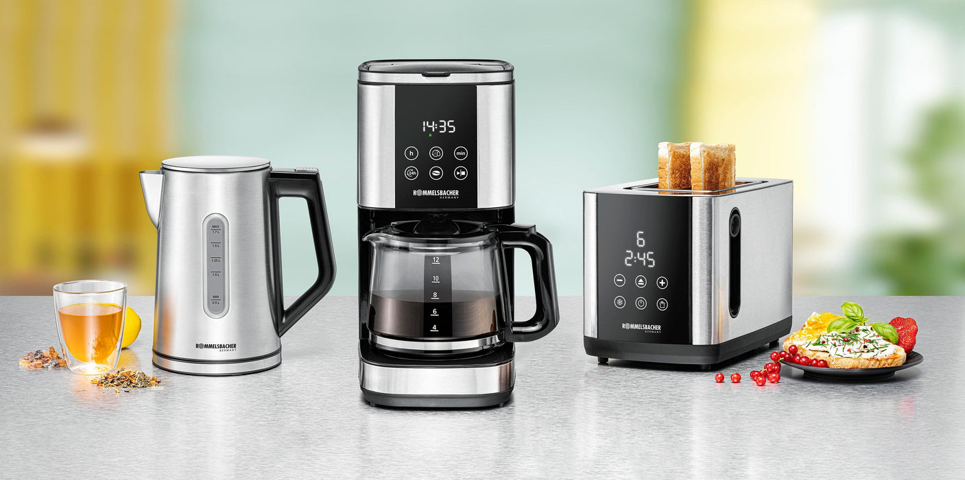 EAN 4001797881007 - Rommelsbacher Wasserkocher WK 3000 tetera eléctrica 1,7 L 3000 W Negro, Acero inoxidable imagen 4