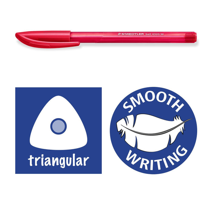EAN 4007817101070 - Staedtler ball 4320 M Rojo 1 pieza(s) imagen 4