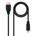 EAN 8433281006522 - Nanocable HDMI, 0.8m cable HDMI 0,8 m HDMI tipo A (Estándar) HDMI tipo D (Micro) Negro imagen 1