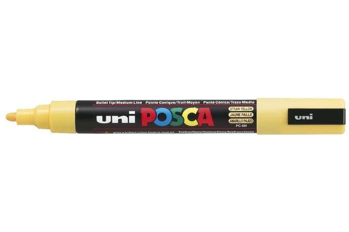 EAN 4902778107478 - POSCA uni PC-5M marcador 1 pieza(s) Punta redonda Amarillo imagen 1