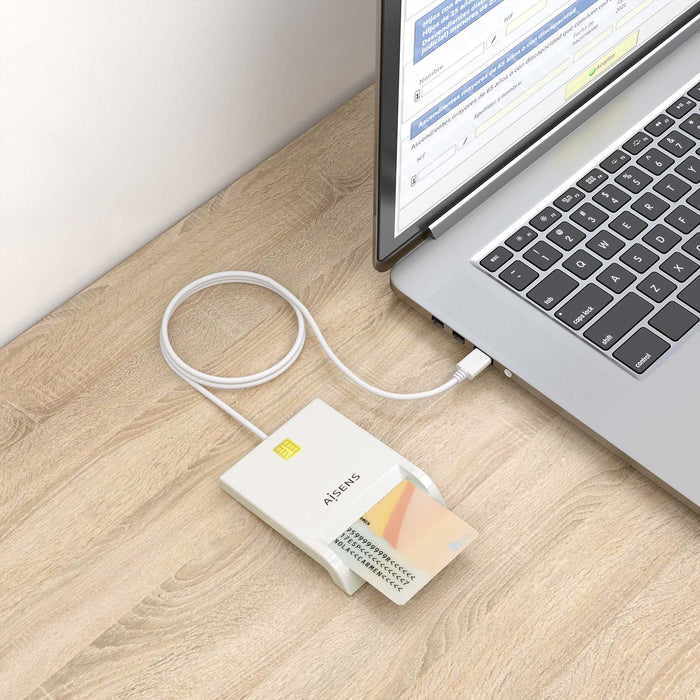 EAN 8436574709322 - AISENS ASCR-SN07-W lector de tarjeta inteligente Interior USB USB 2.0 imagen 5