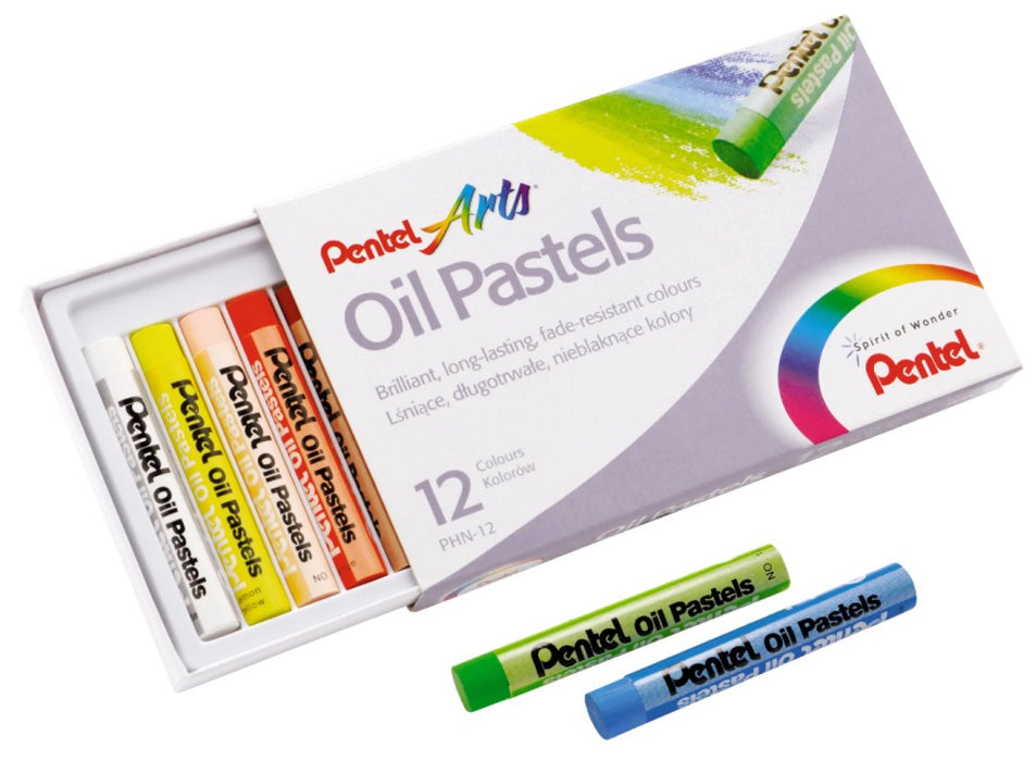 EAN 4711577003573 - Pentel PHN-12 pastel Pastel al óleo Multicolor 12 pieza(s) imagen 2