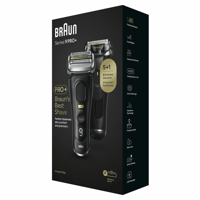 EAN 7500435218023 - Braun Series 9 Pro+ 9510s Wet & Dry Máquina de afeitar de láminas Recortadora Negro imagen 1