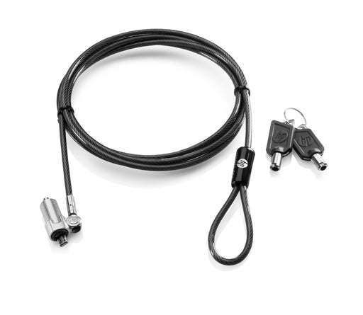 EAN 0887111228833 - HP Ultraslim Keyed Cable Lock cable antirrobo Negro 1,8 m imagen 1