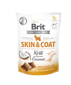 EAN 8595602539963 - Brit Dog Skin & Coat Krill Perro Snacks Krill, Coco 150 g imagen 1